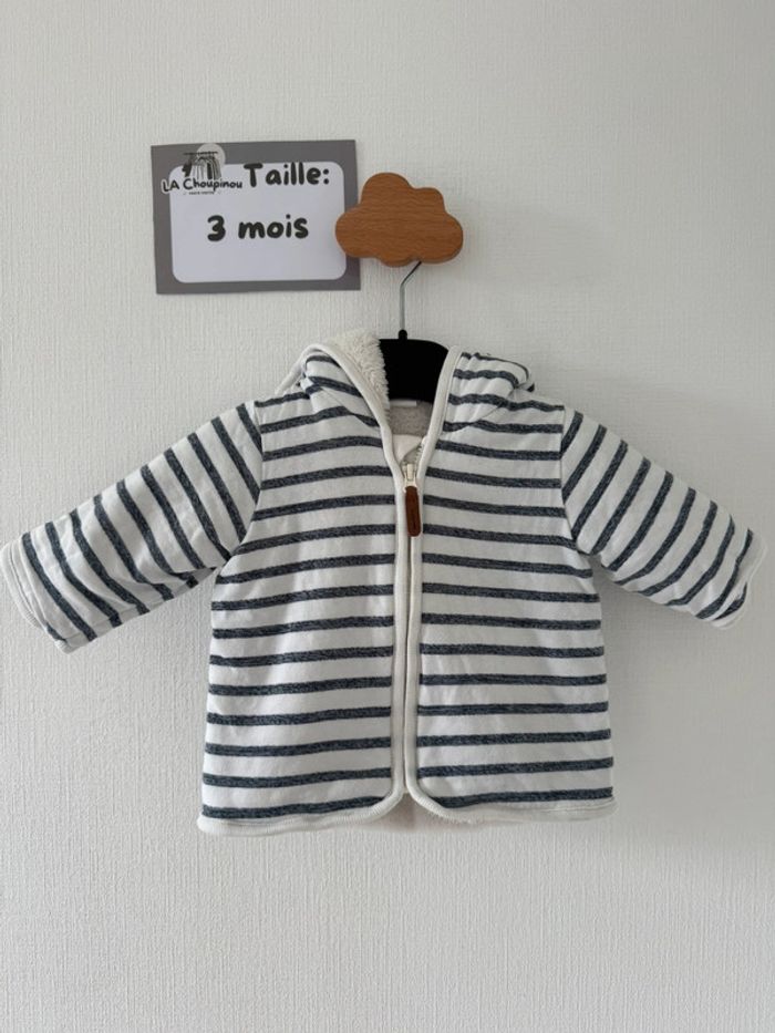 Gros gilet chaud - taille 3 mois 🌼