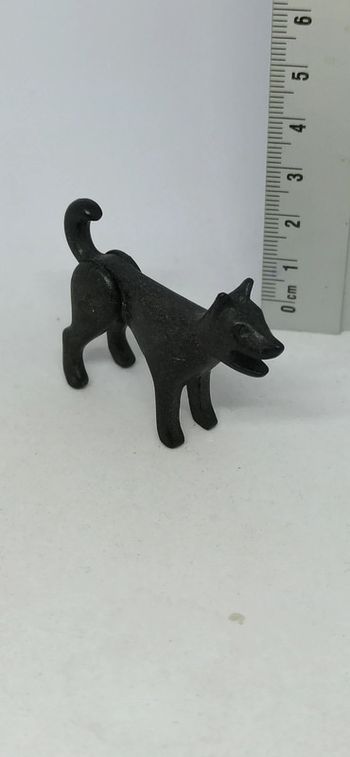 Chien noir vintage playmobil