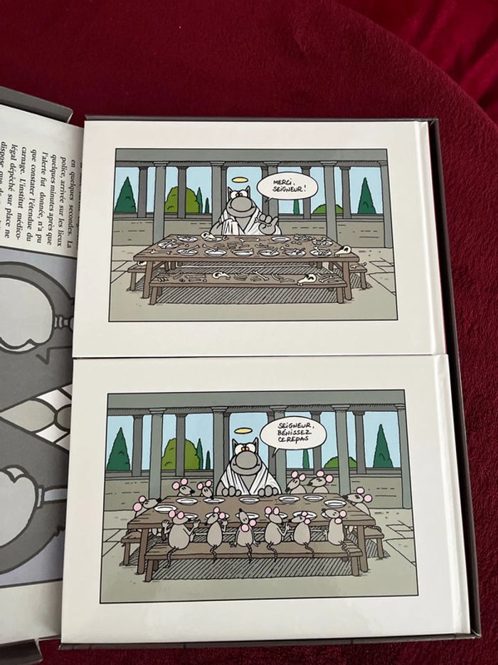 Superbe coffret à offrir ou à s offrir Le Cher passe à table Philippe Geluck - photo numéro 6