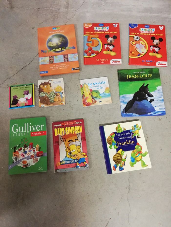 Livres enfant et ado 1e PIECE. 50 titres dispo - photo numéro 2