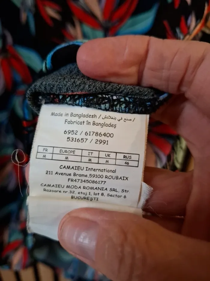 Blouse fluide imprimée T 38 - photo numéro 7