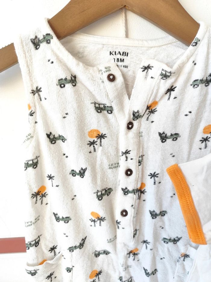 Ensemble combinaison t-shirt Kiabi 18 mois - photo numéro 3