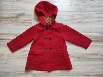 Manteau 4 ans rouge tape à l'oeil fille
