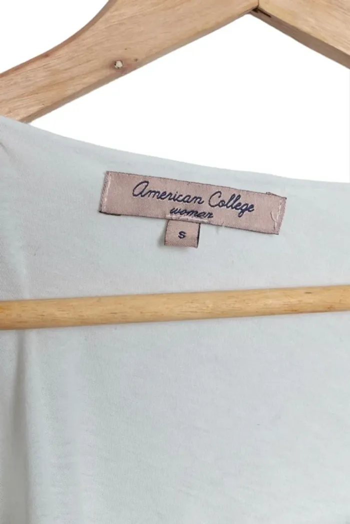 Tee-shirt oversize American College – Taille S - photo numéro 4