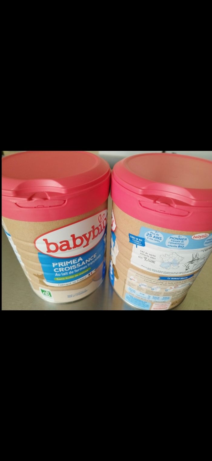 2 boîtes lait Babybio - photo numéro 2