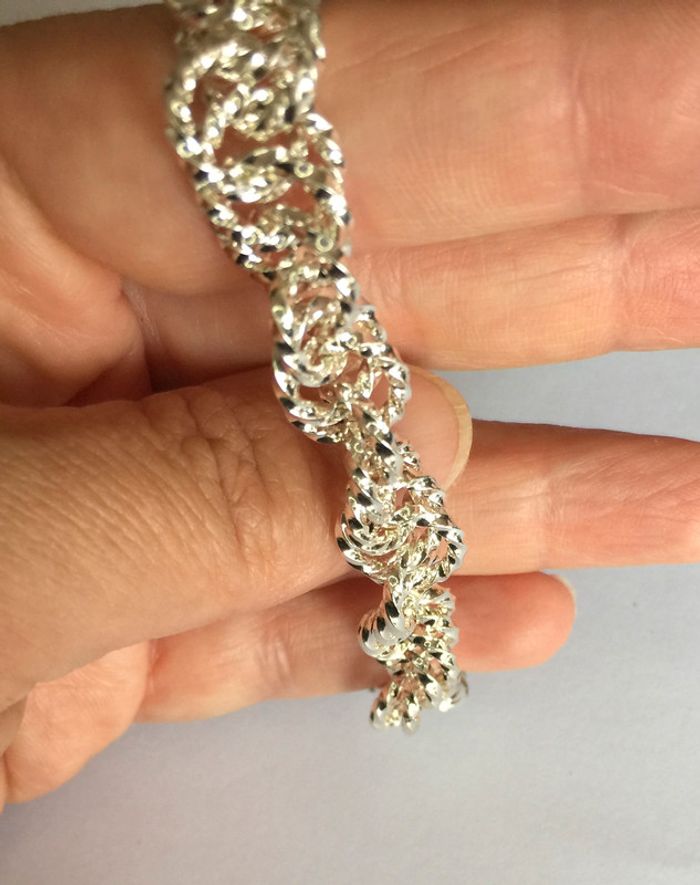 Bracelet en plaqué argent - photo numéro 2
