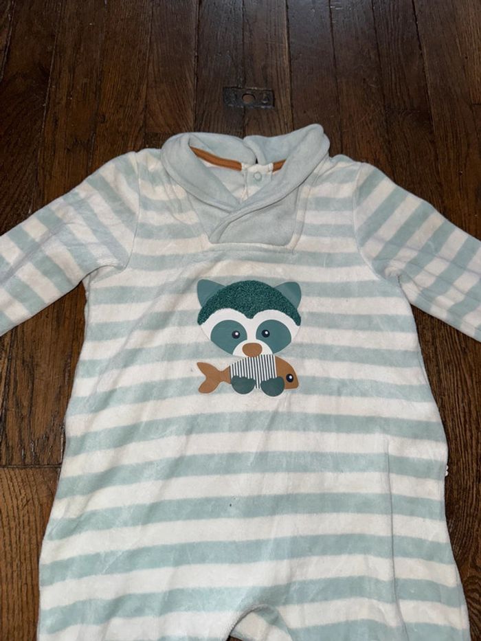 Pyjama velour obaibi 18 mois - photo numéro 2
