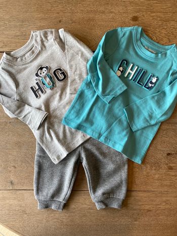 Ensemble pantalon-2 t-shirts manches longues ORCHESTRA