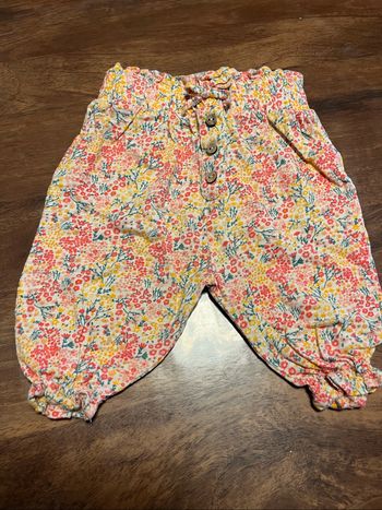 Pantalon ample fleuris