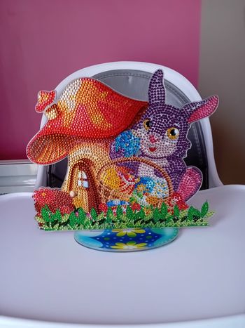 Décoration de pâques en diamants painting 