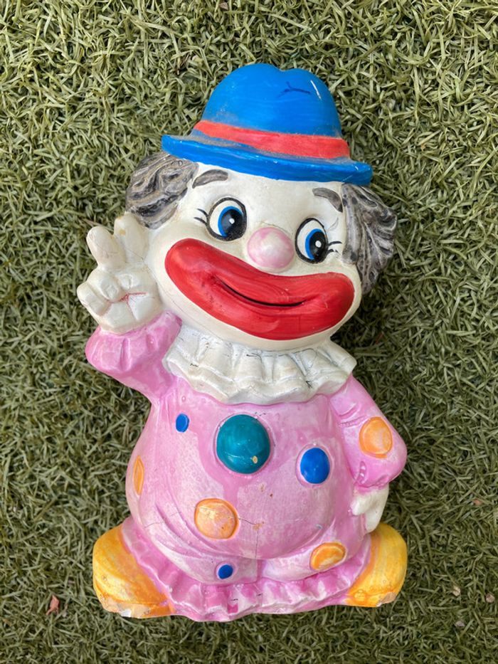 Tirelire clown 🤡 Vintage années 1970