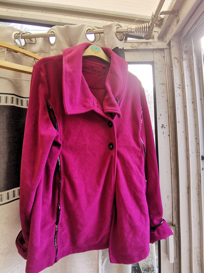 Jolie veste 3/4 polaire sixth sense taille L - photo numéro 5