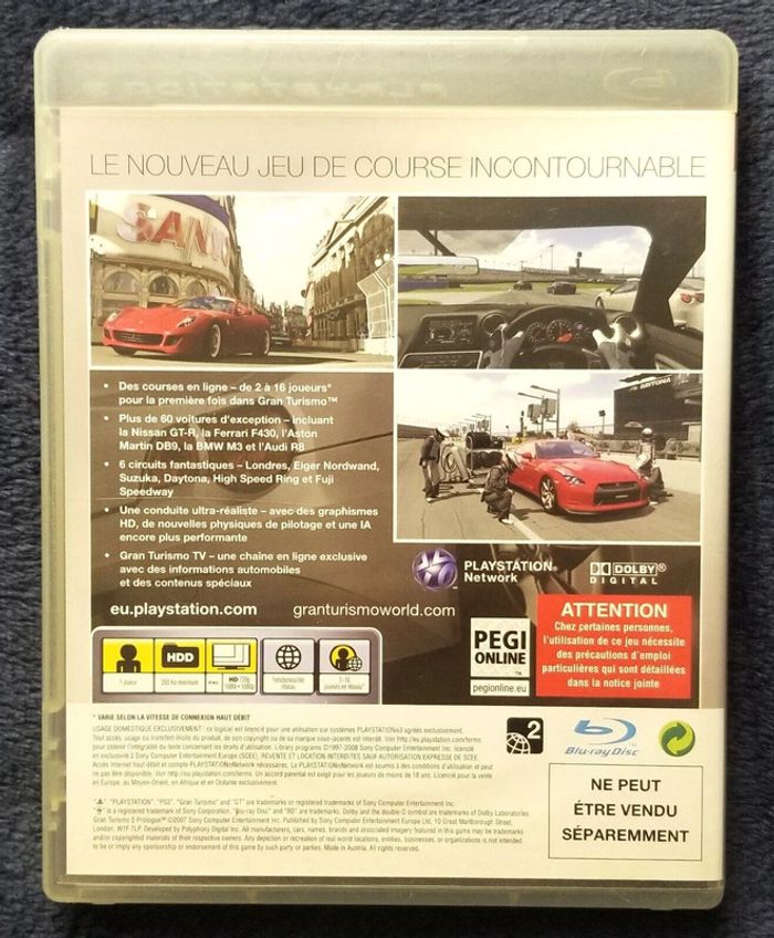 Gran Turismo 5 Prologue - Jeu Playstation 3 - SONY PS3 - photo numéro 4