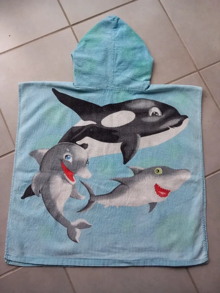 Cape de bain mixte Managal 2-6 ans. - photo numéro 2