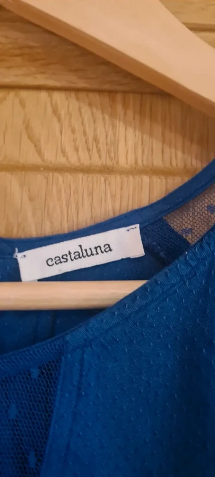 Blouse bleu Castaluna - photo numéro 3
