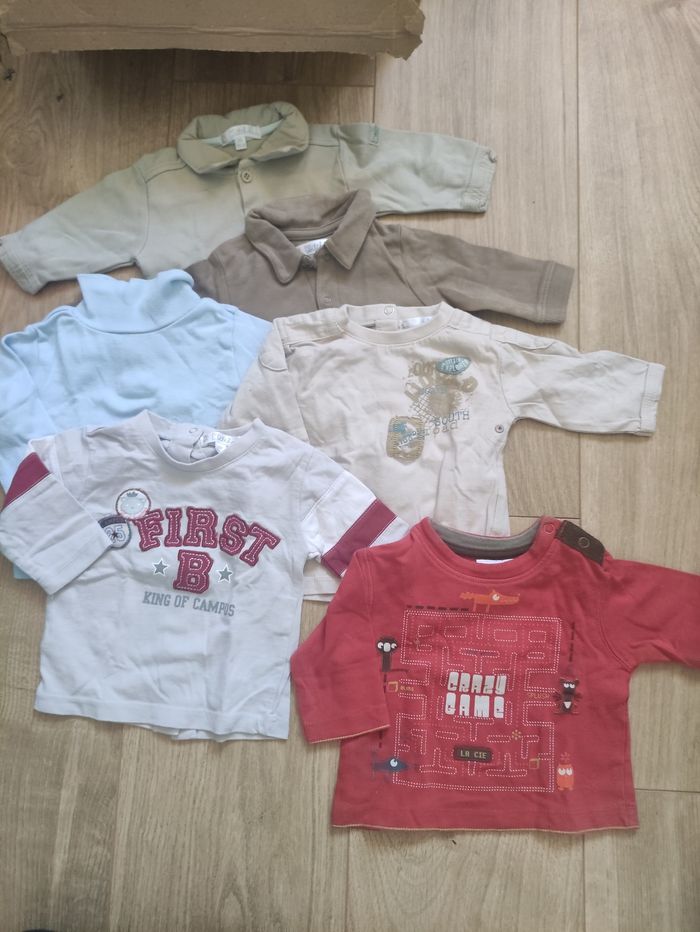 Lot de T-shirts manches longues