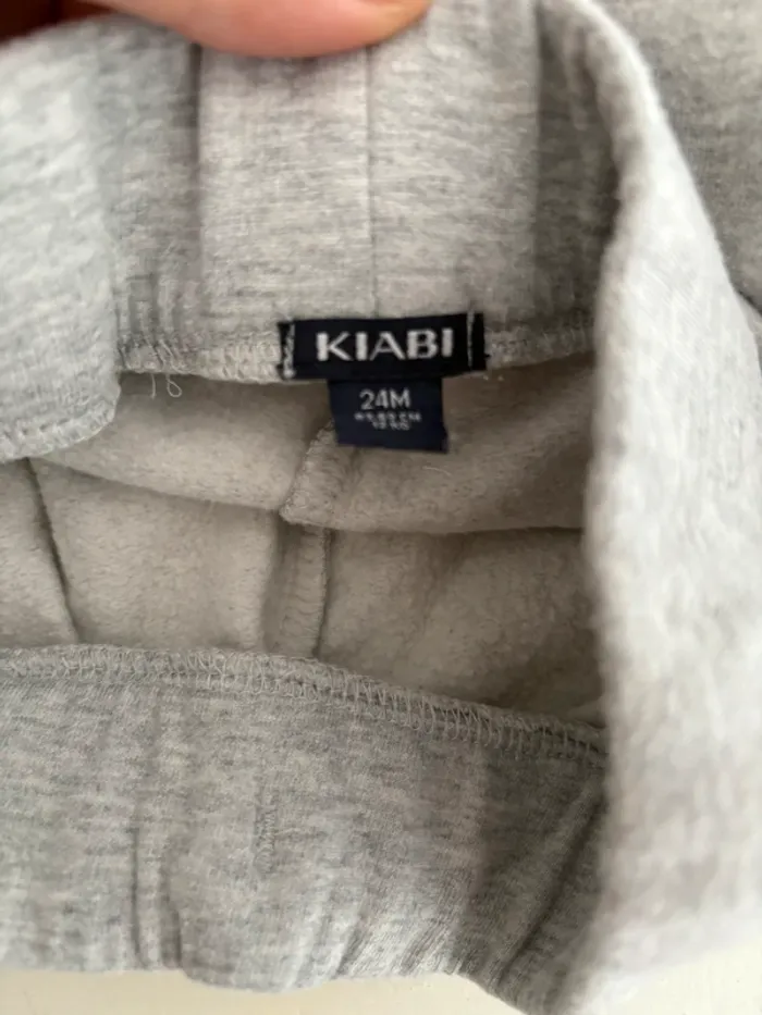 Pantalon Sarouel Gris Kiabi - Taille 24 mois - photo numéro 4
