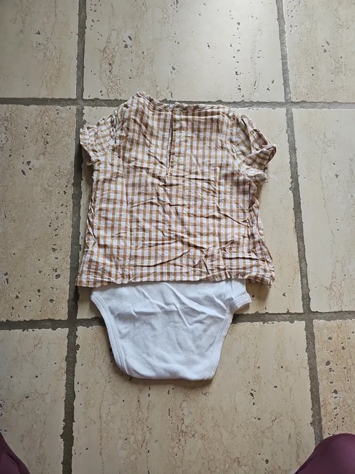 Ensemble gilet/body/short - sergent major - 24 mois/86 cm - photo numéro 6