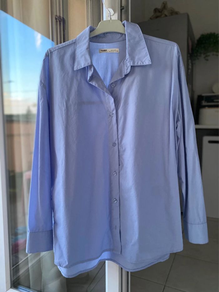 Chemise oversize bleu Pull & Bear 36 - photo numéro 7
