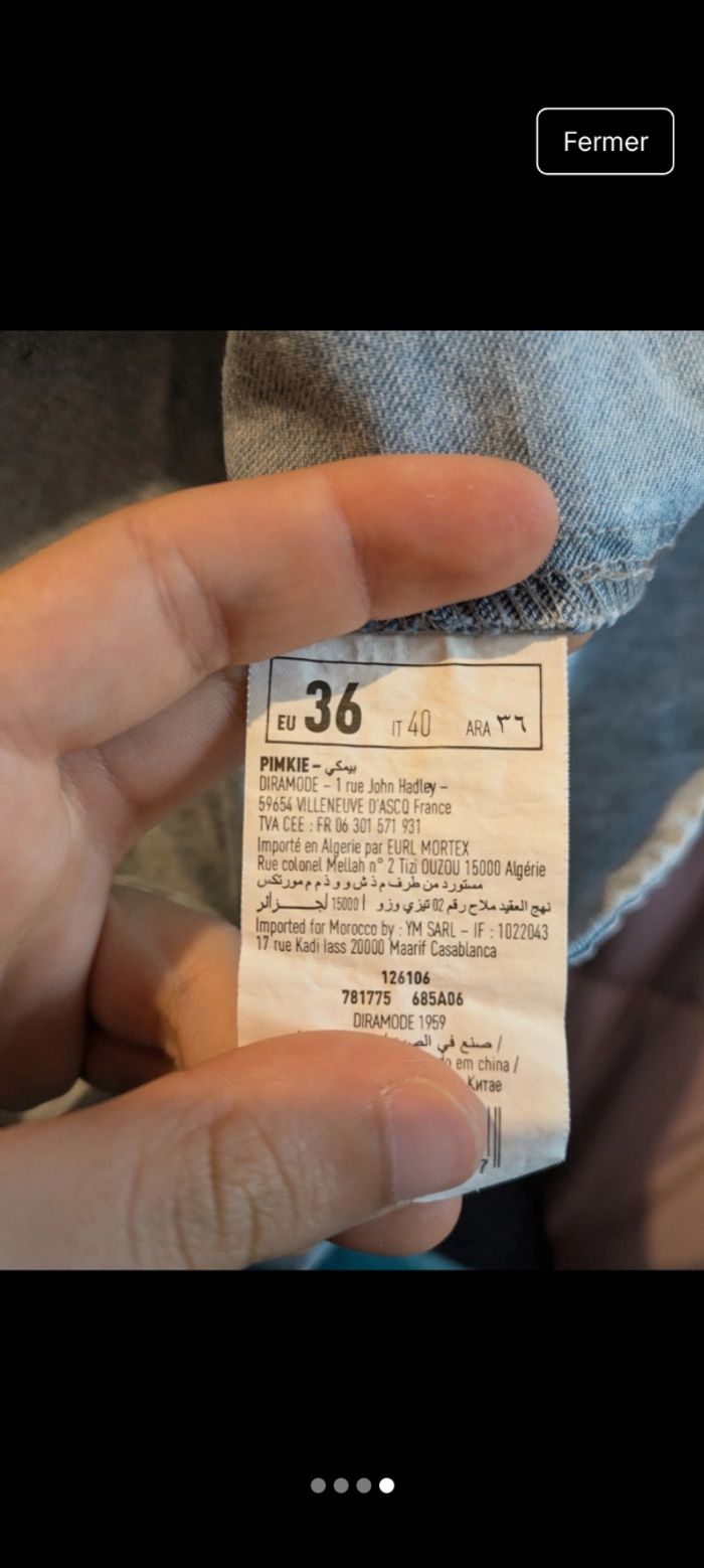 Robe en jean Pimkie S - photo numéro 3