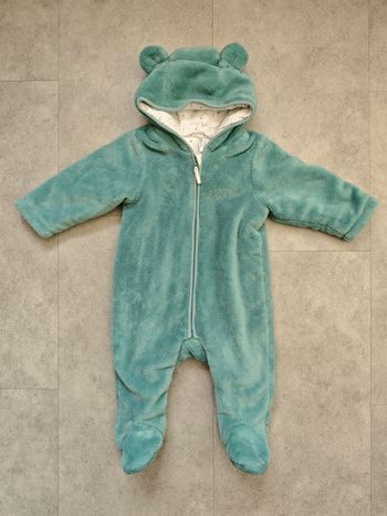 12  mois  (74 cm) - combipilote en peluche à capuche (Orchestra)