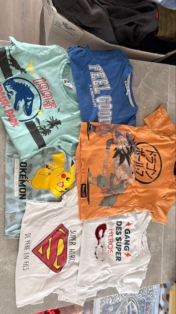 Lot t-shirt manche courte