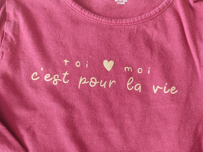 Tee shirt manches longues taille 36 mois - photo numéro 2