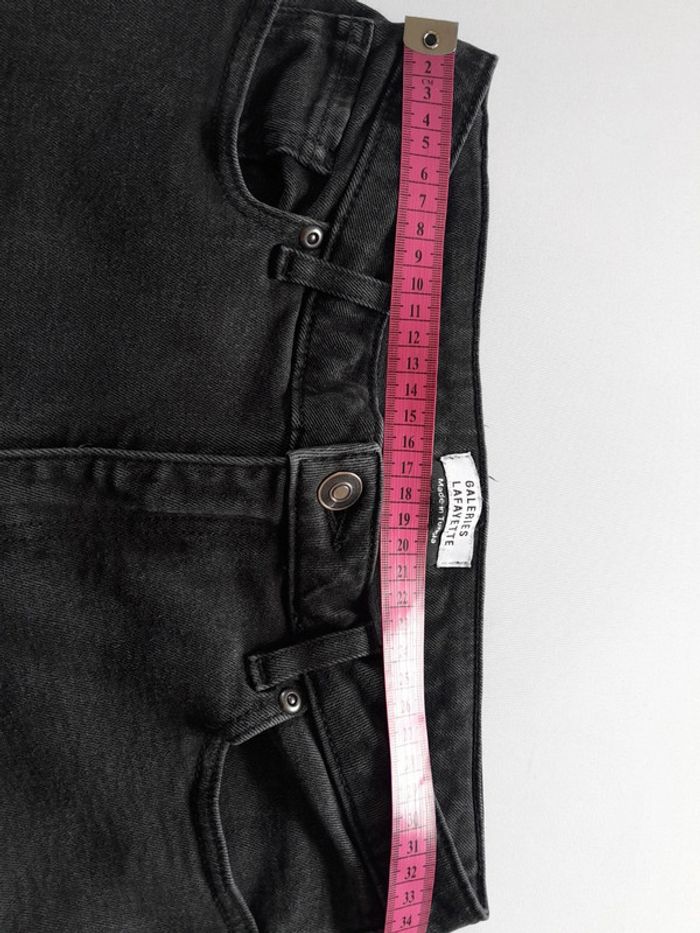 Jean slim taille haute galeries lafayette petit 38 - photo numéro 6