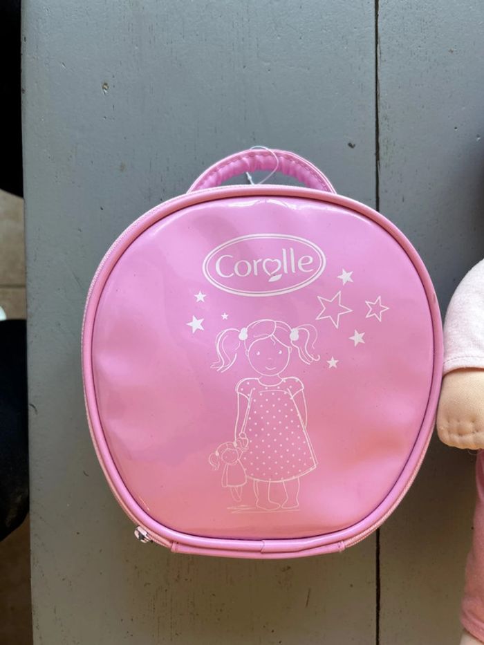 Poupon Corolle avec sacoche et accesoires - photo numéro 3