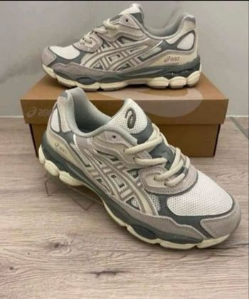 Asics gel nyc gris blanc 45