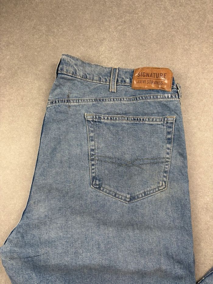 Jean pantalon coupe droite signature levis bleu W40 L32 - photo numéro 2
