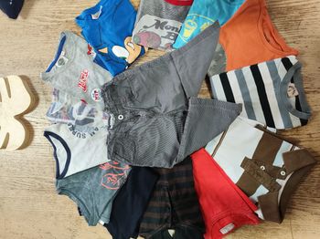 Lot t-shirts manches courtes 