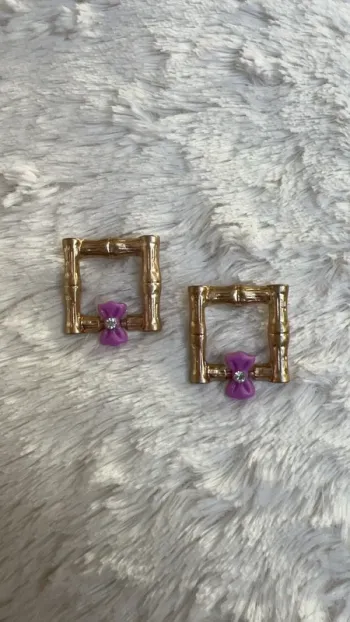 Boucles d’oreilles noeud 🎀