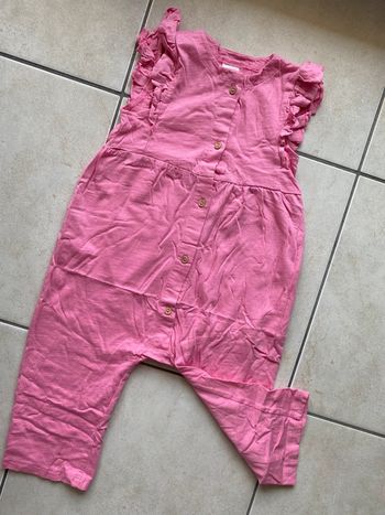 Salopette combi débardeur légère rose fille 86 cm 🌸 H&M