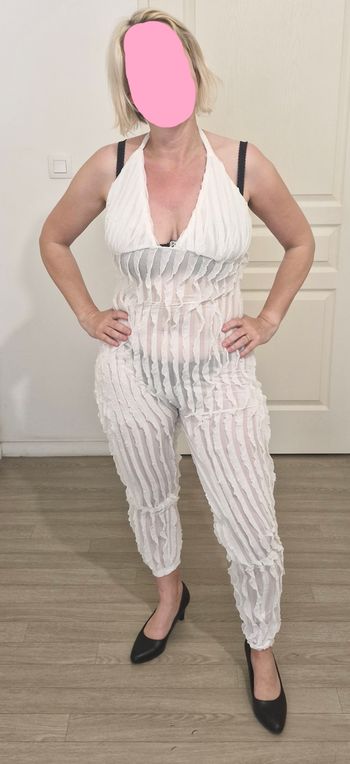 Combinaison transparente sexy