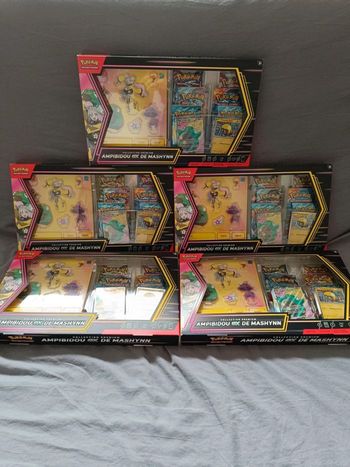 Coffret Pokémon Collection Premium Ampibidou-ex de Mashynn (EV9, EV8, EV7, EV2 EV1)