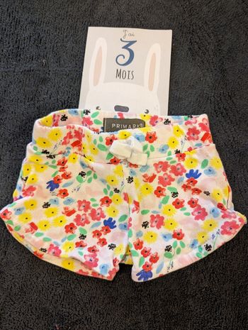 Short Primark 0-3mois