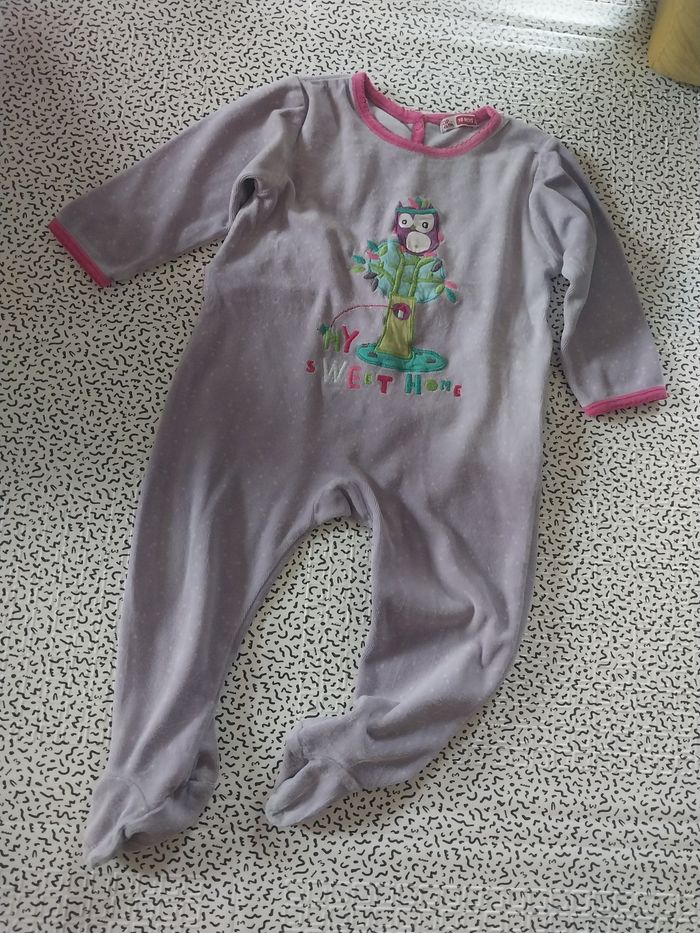 Pyjama velours DPAM 18M