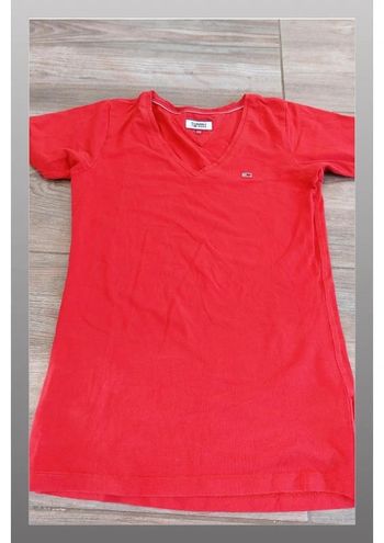 Tee shiet rouge tommy hilfiger taille 2XS