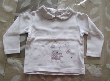 T-shirt fille 9 mois