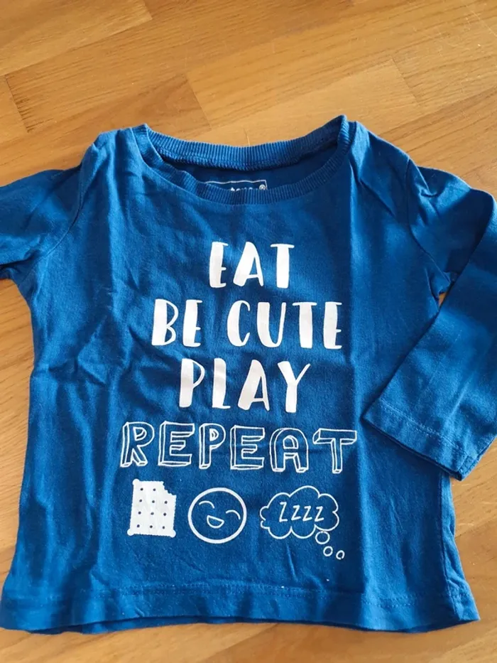 Tee shirt 74 cm, In extenso - photo numéro 2