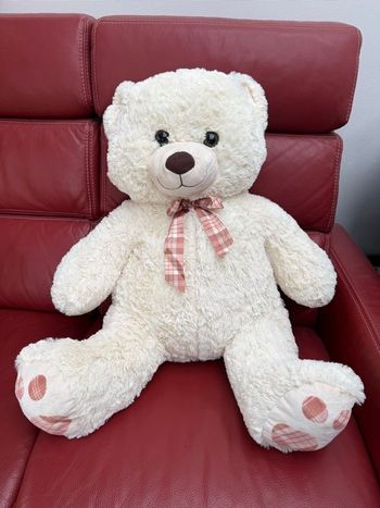 Nounours XXL blanc cassé 