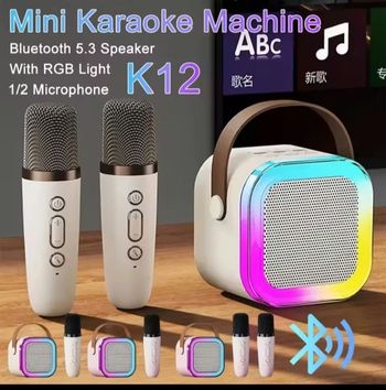 🎤✨ Mini Machine Karaoké K12 – Ambiance de Fête à Emporter Partout ! 🎶🔊
