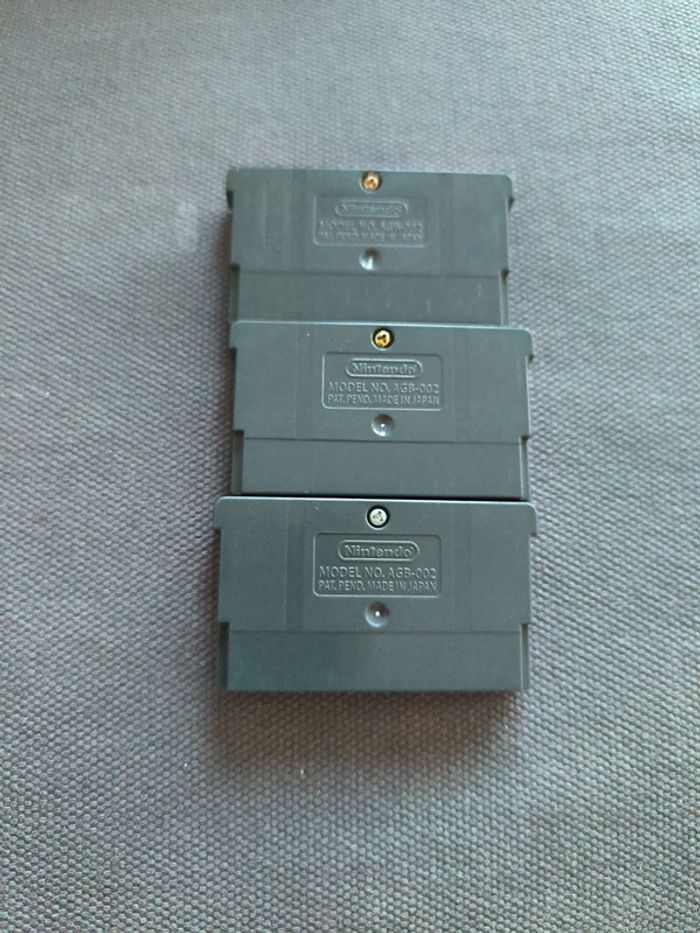 Lot de 3 jeux game boy advance - photo numéro 2