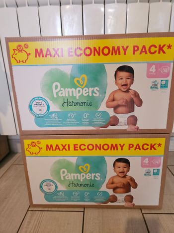 Pampers harmonie taille 4