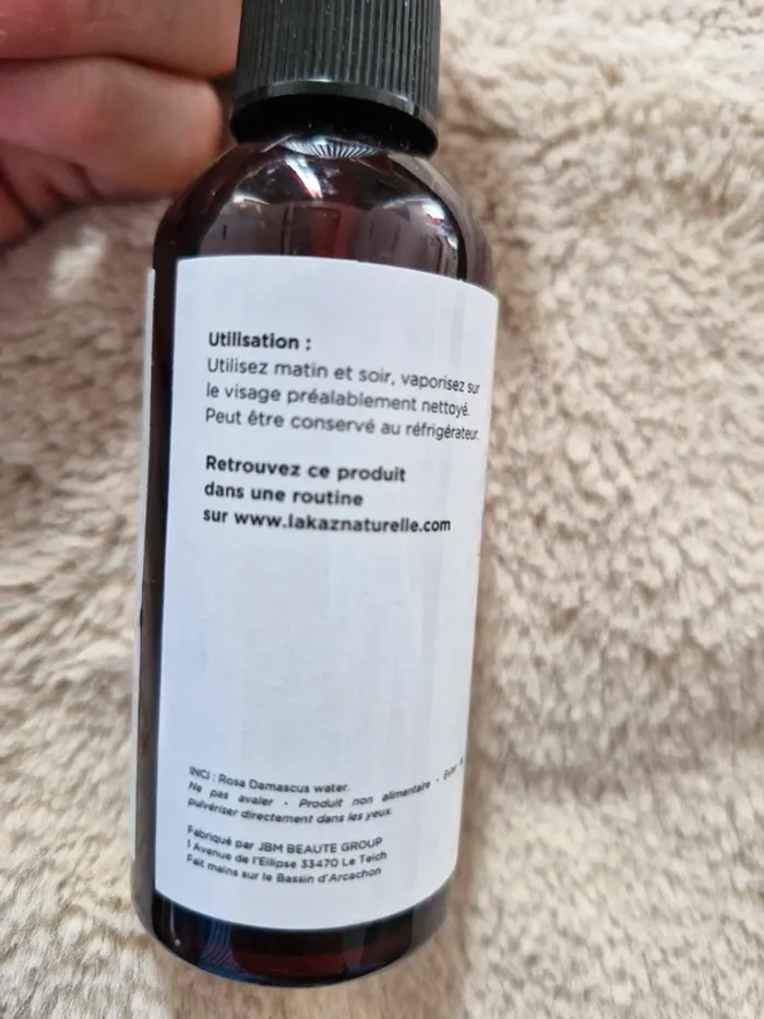 La Kaz naturelle eau florale hydrolat de rose - photo numéro 3