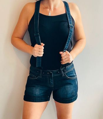 Salopette short en jean été
