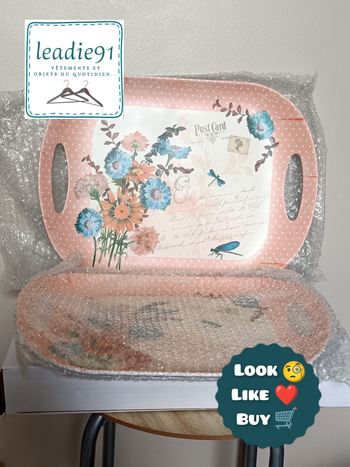 duo de plateaux romantiques NEUF