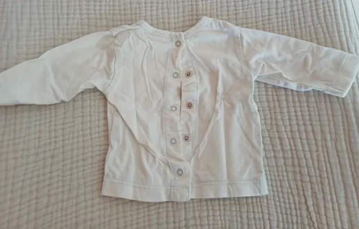 Tee-shirt ML 1 mois - photo numéro 3