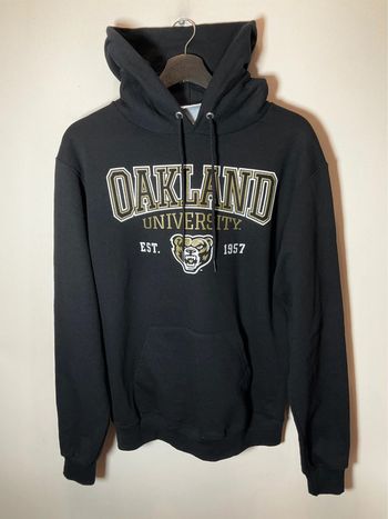 Sweat universitaire à capuche noir pour homme Champion Oakland Golden Grizzlies taille S 245